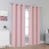 Picture of Solid Pink Curtains 84 Inches Long Baby Pink Blackout Curtain Panels/Drapes for Girls Bedroom Decor Grommet Room Darkening Thermal Insulated for Baby Nursery 42''x 84'' Set of 2 Panels