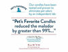 Picture of Pet's Favorite - Tested & Proven - Odor Eliminating Candle, Pet-Friendly Scented Candle, in 4 Great Fragrances - 70-Hour Burn Time, Cotton Wick