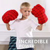 Picture of Toydaze Superhero Toys Fists for Boys, Infinity Gloves Superhero Costumes Hands, Red