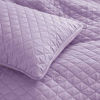 Picture of Exclusivo Mezcla Ultrasonic 2 Piece Twin Size Quilt Set with Pillow Sham, Lightweight Bedspread/ Coverlet/ Bed Cover - (Lilac, 68"x88")