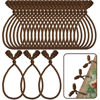 Picture of Shappy Christmas Garland Ties Christmas Decorative Twist Ties Reusable and Flexible Twist Ties for Garland, Banisters and Home Decoration (Brown, 24)