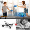 Picture of Hand Operated Drones for Kids & Adults, Balhvit Super Fun & Easy Hands Free Mini Drone Helicopter (2 Speed & LED Light), Indoor Flying Ball Toys Gifts for 6 7 8 9 10 Years Old Boys & Girls - Blue