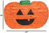 Picture of Halloween Pumpkin Pinata with stick 17" x 10" x 5" Perfect for Halloween Party Decorations, Centerpiece, Photo Prop, October Birthday, Funny and Spooky Anniversary - Fits candy/favors: by Get a pinata