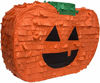 Picture of Halloween Pumpkin Pinata with stick 17" x 10" x 5" Perfect for Halloween Party Decorations, Centerpiece, Photo Prop, October Birthday, Funny and Spooky Anniversary - Fits candy/favors: by Get a pinata