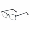 Picture of Foster Grant Men's Braydon Multifocus Rectangular Reading Glasses, Matte Navy Blue/Transparent, 54 mm + 1.25