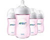 Picture of Philips Avent Natural Baby Bottle, Pink, 9oz, 4pk, SCF013/48