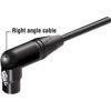 Picture of Kopul Coiled 3-Pin XLR-M to Angled 3-Pin XLR-F Cable - 8 to 24" (20 to 61 cm)