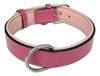 Picture of Soft Touch Collars Raspberry Pink Leather Padded Dog Collar, for Large Female Dogs, Made with Genuine Real Leather, 24" Long x 1.5" Wide