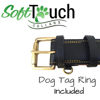 Picture of Soft Touch Collars Black Leather Padded Dog Collar with Heavy Duty Brass Buckle, Size XLarge, 28" Long x 1.75" Wide, Neck Size 22" to 25" Inches