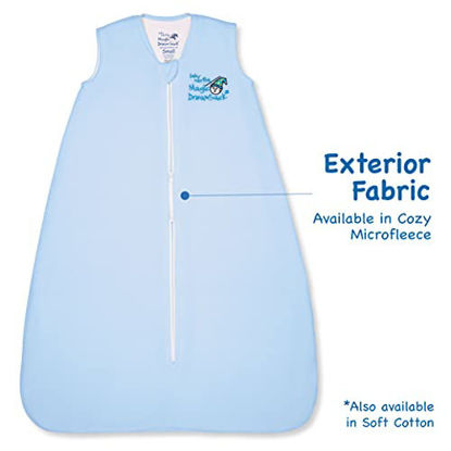 Picture of Baby Merlin's Magic Dream Sack - Double Layer Wearable Blanket - Microfleece - Blue - 6-12 Months