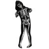 Picture of CUPOHUS Halloween Costume, Skeleton Costume Jumpsuit - Scary Black and White Halloween Jumpsuit Costume, Unisex, Creepy (Kids-XS)