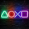 Picture of Imoli Personalized Led Neon Lights Signs for Bedroom Wall Decor with USB Powered Dimmable Playstation Gaming Accessories Icons Acrylic Light Decor for Party Birthday Gifts Giving Bar Game Christmas