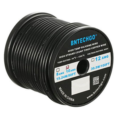 BNTECHGO 30 Gauge Silicone Wire Spool 250 ft Black Flexible 30 AWG Stranded  Tinned Copper Wire: : Tools & Home Improvement