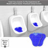 Picture of Anti-Splash Deodorizer Urinal Screen Mats (10 Pack) | Premium Long Bristle Splash Reducing Urinal Cake | Lasting Odor Freshener | Ideal for Bathrooms, Restrooms in Restaurants, Bars, Schools & Offices