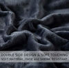 Picture of Soft King Size Blanket for Fall Winter Spring All Season Warm Fuzzy Summer Autumn Throw Blankets for The Bed Fluffy Lightweight 350GSM HOZY Dark Grey 90"x108"