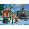 Picture of Bits and Pieces - Value Set of Three (3) 300 Piece Jigsaw Puzzles for Adults - Each Puzzle Measures 18" X 24" - 300 pc The Greeters, Homecoming, Winter Christmas Puzzle Jigsaws by Artist John Sloane