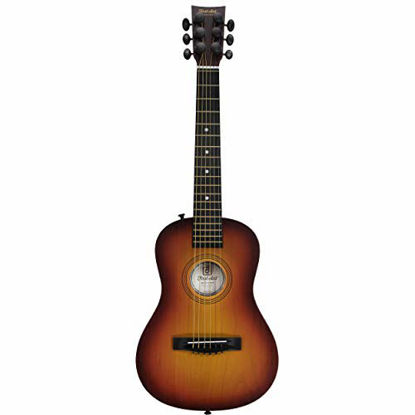 Picture of First Act Acoustic Sunburst Guitar, 30 Inch - Brass Acoustic Guitar Strings, Tuning Gear, String Post Covers, Steel-Reinforced Neck, Strap Buttons - Musical Instruments