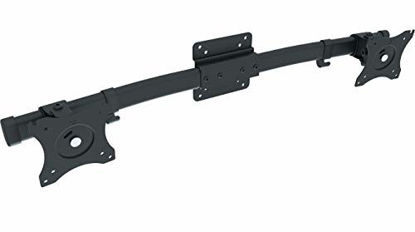 Picture of VIVO Dual VESA Bracket Adapter, Horizontal Assembly Mount for 2 Monitor Screens up to 27 inches, MOUNT-VW02A