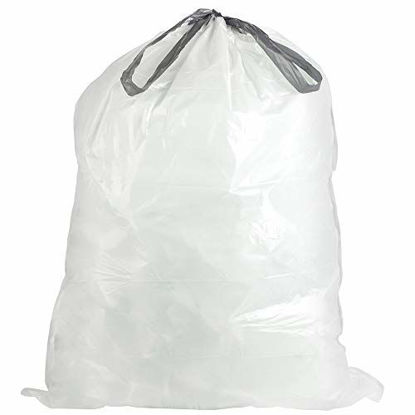 Plasticplace 33 Gallon Eco-Friendly Trash Bags, Black, 2.0 Mil Equiv (100 Count)