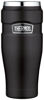 Picture of THERMOS Stainless King Vacuum-Insulated Travel Tumbler, 16 Ounce, Matte Black