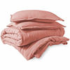 Picture of Bare Home Sandwashed Duvet Cover Twin Size/Twin XL Size - Premium 1800 Collection Duvet Set - Cooling Duvet Cover - Super Soft Duvet Covers (Twin/Twin XL, Sandwashed Dusty Rose)