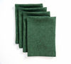 Picture of Solino Home 100% Pure Linen Dinner Napkins - 20 x 20 Inch Forest Green, Set of 4 Linen Napkins, Athena - European Flax, Soft & Handcrafted with Mitered Corners