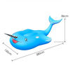 Picture of femor Inflatable Narwhal Pool Float, Funny Pool Party Toys Giant Swimming Pool Floats, Outdoor Vacation Beach Loungers Lake Ride-ons River Raft Lounge for Adults Kids