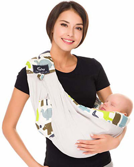 Baby Wrap Carrier Newborn Sling for Safe Easy Wearing and Carrying of  Babies, Newborns and Infant