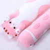 Picture of shangman Lovely Plush Cat Doll Cute Cartoon Soft Stuffed Kitten Pillow Long Throw Sleeping Pillow Doll Toy Gift for Kids Girlfriend Multiple Size (Pink,90cm/35.4in)