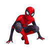 Picture of Kids Superhero Costume 3D Style Spandex Bodysuit Cool Halloween Cosplay Jumpsuit for Boys Girls (Red, Kids-S (Height: 39-43Inch))