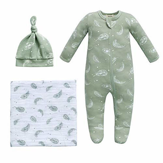 GetUSCart Owlivia Organic Take Me Home Outfit Set Newborn Baby