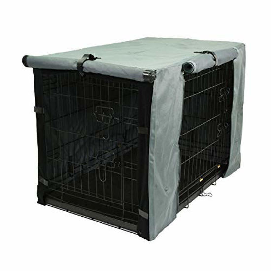 Double door crate clearance cover