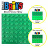 Picture of Strictly Briks Classic Briks 10x10 Inch Flat Bottom Baseplates 12 Pack, 100% Compatible with All Major Large Brick Brands, 12 Colors