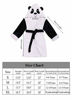 Picture of Kids Robe Zoo Crew Fuzzy Sherpa Lined Hooded Animal Bathrobe,Panda,S(1-3 Years)