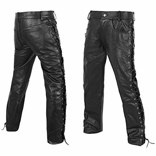 Genuine Leather Men′ S Pant Sheep Skin Leather Punk Gothic Pants - China Genuine  Men Pant and Leather Men Pant price | Made-in-China.com