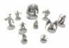 Picture of 38 Miniatures Fantasy Tabletop RPG Figures for Dungeons and Dragons, Pathfinder Roleplaying Games. 28MM Scaled Miniatures, 10 Unique Designs, Bulk Unpainted, Great for D&D/DND