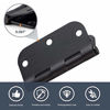 Picture of Door Hinges Oil Rubbed Bronze Hinges 3.5 in 5/8" Radius Corners Black Hinge Interior Hinge Hardware 12 Pack