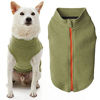 Picture of Gooby Zip Up Microfiber Fleece Dog Sweater - Green, 3X-Large - Warm Double Layered Soft Microfiber Fleece Step-in Dog Jacket Without Ring Leash - Winter Dog Sweaters for Small Dogs and Medium Dogs