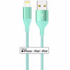 Picture of 4Colors Lightning Cable HaoKanDe [4-Pack 6/6/6/6ft] iPhone Charger Apple MFi Certified Nylon Braided USB Charging Cord for iPhone 11Pro MAX Xs XR X 8 7 6S 6 Plus SE 5S 5C (Purple+Blue Green Rose)