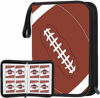 Picture of POKONBOY 400 Pockets Football Card Binder, Football Trading Cards, Display Case with Football Card Sleeves Card Holder Protectors Set for Football Cards