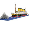 Picture of dOvOb Nano Blocks Titanic Model Building Set, Intellective Building Bricks, 3D Puzzle DIY Educational Toy, Gift for Adults and Children(1860 pcs)