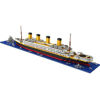 Picture of dOvOb Nano Blocks Titanic Model Building Set, Intellective Building Bricks, 3D Puzzle DIY Educational Toy, Gift for Adults and Children(1860 pcs)