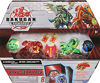 Picture of Bakugan, Collectible Action Figures, Baku-Gear 4-Pack Sairus Ultra with Baku-Gear and Fused Trox x Nobilious Ultra