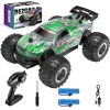 Picture of BEZGAR TM202 Toy Grade 1:20 Scale Remote Control Car,2WD Top Speed 15 Km/h Electric Toy Off Road 2.4GHz RC Monster Vehicle Truck Crawler with Two Rechargeable Batteries for Boys Kids and Adults