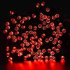 Picture of Joomer 2 Pack Solar String Lights 72ft 200 LED 8 Modes Outdoor String Lights Waterproof Solar Fairy Lights for Garden, Patio, Fence, Balcony, Outdoors (Red)