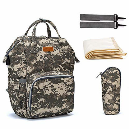 Picture of VBG VBIGER Diaper Bag Backpack Multifunction Nappy Bags Large Travel Backpack for Baby Care Camo