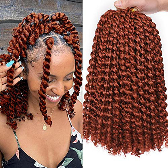 GetUSCart- Leeven 7 Packs Copper Red Passion Twist Hair 12 Inch