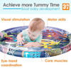 Picture of TT TUMMYTIMEZ XL Baby Tummy Time Water Play Mat Developmental Toy Premium Activity Center Infants Toddlers Grow Motor Skills Sensory Development Inflatable 3 6 9 Months Boys Girls