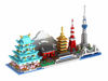 Picture of Japan Tokyo Skyline Collection Famous Architecture Model Building Block Set (1350pcs ) Micro Mini Bricks Toys Gifts for Kids and Adults