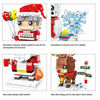 Picture of Christmas Building Sets,799pcs Contain Christmas Snowman/Reindeer/Santa Claus Box Blocks Bricks Set Toys for Kids Ages 6+ Creative Treasure Box Prizes (Christmas Building Sets)